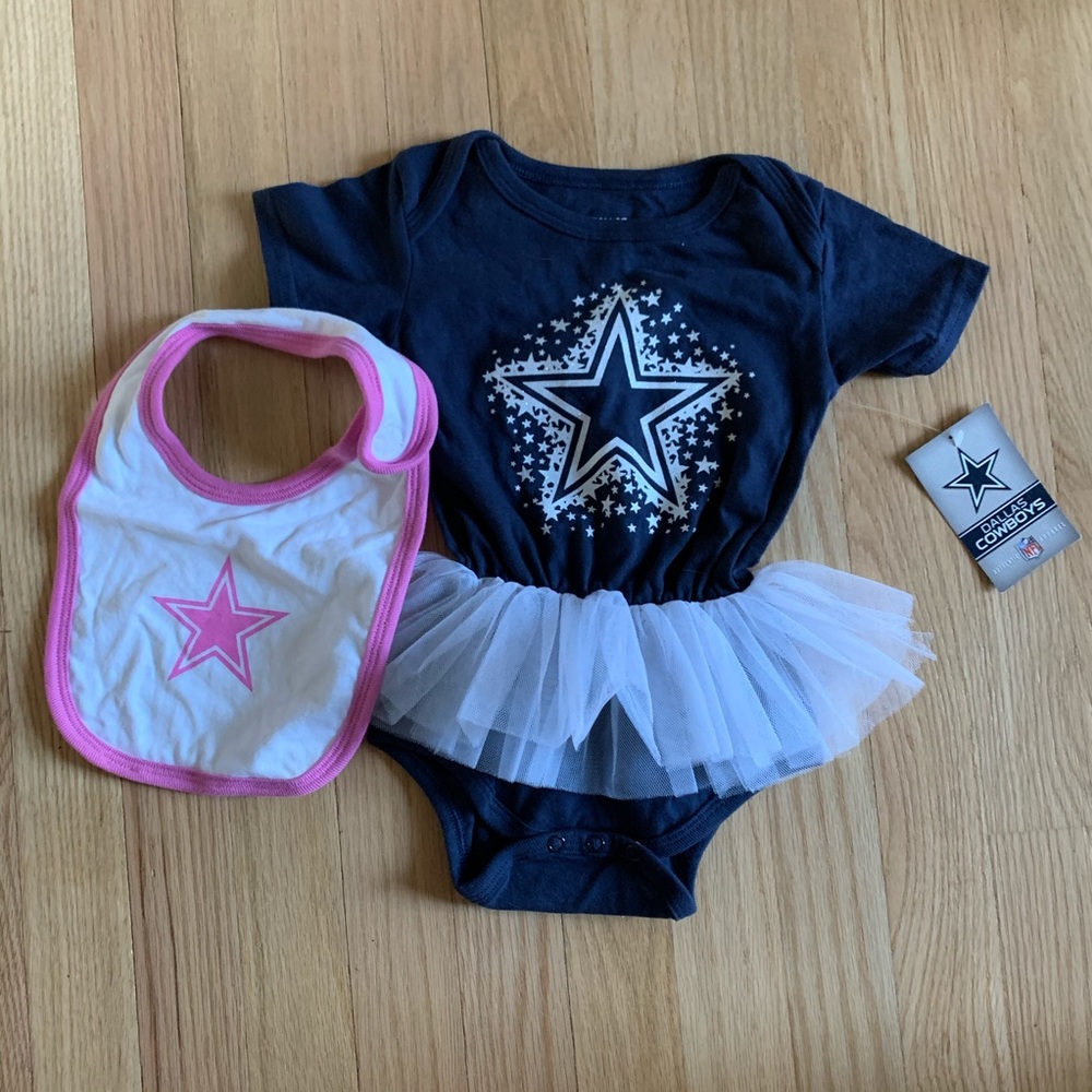 Dallas Cowboys Baby Girl Bundle 12M